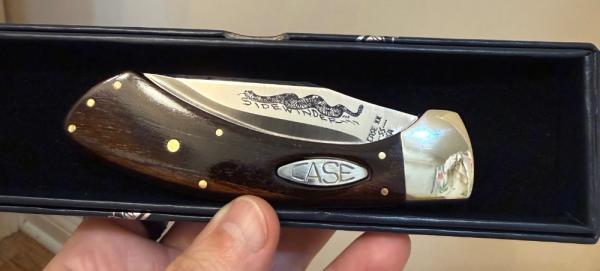 Vintage 1981 Case XX Sidewinder w/ Sheath & Box. Mint Condition!