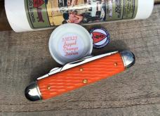 Great Eastern Cutlery 53E323 Journeyman Electrician Knife Jigged Orange Delrin