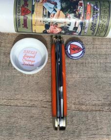 Great Eastern Cutlery 53E323 Journeyman Electrician Knife Jigged Orange Delrin