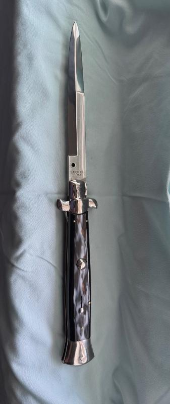 15” Rostfrei Italy Vintage Stiletto Switchblade Faux Horn, Exceptional Condition 15” Rostfrei Italy Vintage Stiletto Switchblade Faux Horn, Exceptional Condition