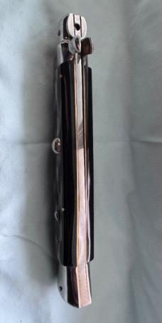 15” Rostfrei Italy Vintage Stiletto Switchblade Faux Horn, Exceptional Condition 