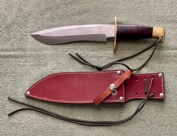 Andrew Clifford (?) Sasquatch Knife & Sheath