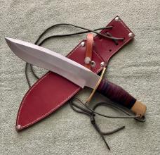 Andrew Clifford (?) Sasquatch Knife & Sheath