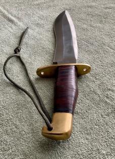 Andrew Clifford (?) Sasquatch Knife & Sheath