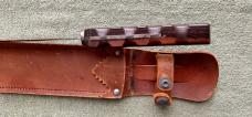 Possible WW II Era Theater Made Double Edged Knife & Sheath