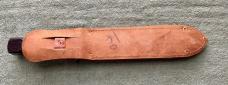 Possible WW II Era Theater Made Double Edged Knife & Sheath