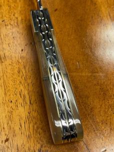 Taylor's Eye Witness Gentlemen's Clip Barlow, Clip/Pen blades with Ram's Horn covers