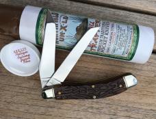 Great Eastern Cutlery 888225 Northfield Bayou Trapper Antique Autumn Jig Gator Shield!