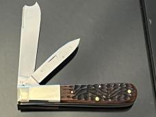 Vintage CASE XX USA 1 Arm Razor 1971/9……… Dots Pretty Bone 6205R Step Bolsters Factory Edge 99 0/0 .