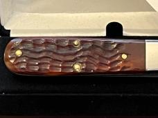 Vintage CASE XX USA 1 Arm Razor 1971/9……… Dots Pretty Bone 6205R Step Bolsters Factory Edge 99 0/0 .