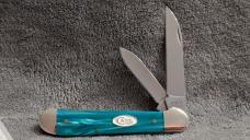 Case XX 2021 Copperhead Sparxx Aqua Kirinite 