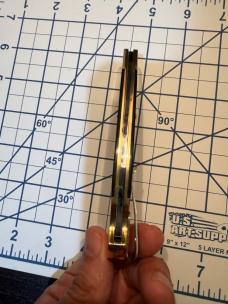 Buck 110 slim heritage elite/ brass