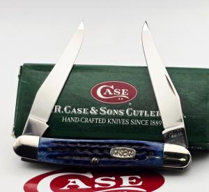 2000 Case XX Pocket Worn Blue Bone Muskrat