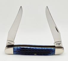 2000 Case XX Pocket Worn Blue Bone Muskrat
