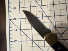 Buck 112 slim heritage elite / brass