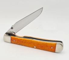2015 Case XX Persimmon Orange Bone Harley Davidson Trapperlock 
