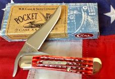 Old Red Case xx Russlock (Mdl# 61953L SS) w/ Old Red Bone Handles + 1/1/5 Shield