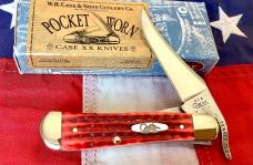 Old Red Case xx Russlock (Mdl# 61953L SS) w/ Old Red Bone Handles + 1/1/5 Shield