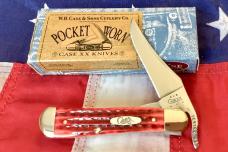 Old Red Case xx Russlock (Mdl# 61953L SS) w/ Old Red Bone Handles + 1/1/5 Shield