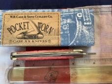 Old Red Case xx Russlock (Mdl# 61953L SS) w/ Old Red Bone Handles + 1/1/5 Shield