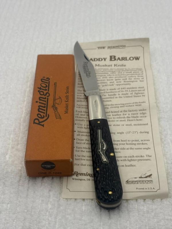 Remington UMC-R 1240 Made In USA 1 Blade Muskrat Series Daddy Barlow Muskrat-1