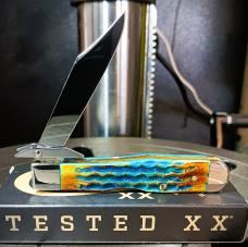 2026 Case XX Cheetah Cub Burnt Sea Dragon Bone 611 1/2L SS