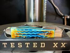 2026 Case XX Cheetah Cub Burnt Sea Dragon Bone 611 1/2L SS