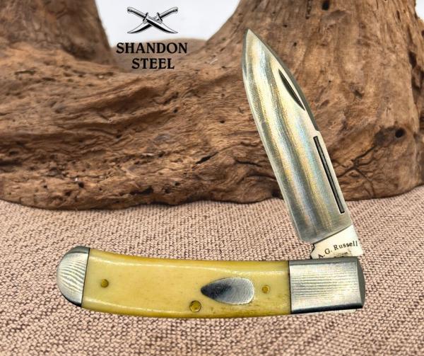 A.G. Russell Rare Vintage Single Blade Slipjoint Folding Pocket Knife 12C27 (7) A.G. Russell Rare Vintage Single Blade Slipjoint Folding Pocket Knife 12C27 (7)