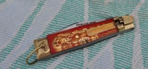 Dragon Red Auto Lever OpenClose NOS Mint 4 18quot Closed Tight No Play No Wobble Fires Like It Should