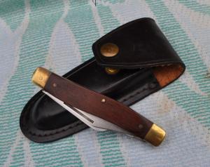 Sears Craftsman 3 Blade Stockman 4quot Closed Unused Made By Schrade 50s-80s long Pull Factory Edges 