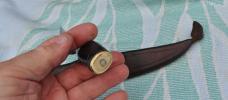 Normark Full Tang Fillet Knife 10 1/2" Made In 1973 Fiskars Stainless Original Leather Sheath