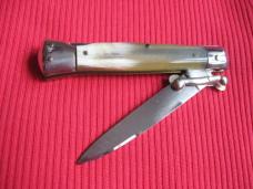 Vintage Italian Manual Open Swing Guard Stiletto Knife