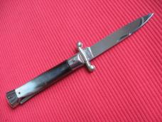 Vintage Italian Manual Open Swing Guard Stiletto Knife