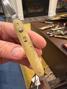 Sweet Presto Letter Opener with Perfect Etch in A+ Condition