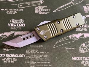 Microtech Mini Troodon Hellhound used