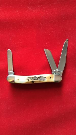 1989 Stag 18 pattern medium stockman with special shield