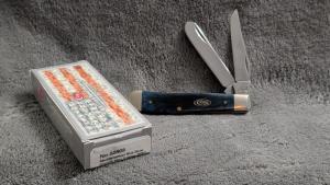 Case XX 2021 Mini Trapper Mediterranean Blue Bone