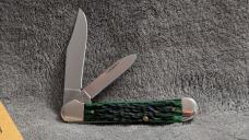 Case XX 2021 Copperhead Pocket Worn Bermuda Green