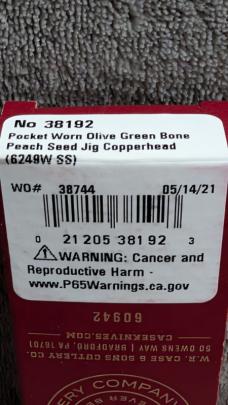 Case XX 2021 Copperhead Pocket Worn Olive Green 25th Anniversary