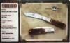 GEC 861121 Two Acorn Barlow rust orange natural bone stainless clip blade pre-owned