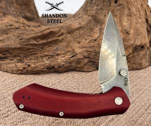 CASE XX 36551 WESTLINE ASSISTED OPENING FOLDING KNIFE CPM-S35VN RED ALUMINUM 16
