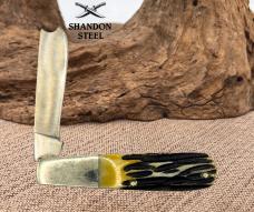 Bear Magic Razor Barlow BEAR AND SON Stag Handle One Arm Razor Jack Knife (116)
