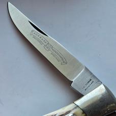 Vintage Schrade I*XL GS-234 Lockback 3-Knife Limited Edition Set - Genuine Stag - Snap-on Exclusive 