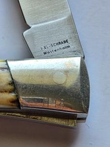 Vintage Schrade I*XL GS-234 Lockback 3-Knife Limited Edition Set - Genuine Stag - Snap-on Exclusive 