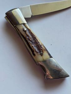 Vintage Schrade I*XL GS-234 Lockback 3-Knife Limited Edition Set - Genuine Stag - Snap-on Exclusive 