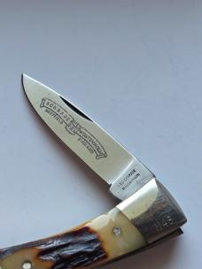 Vintage Schrade I*XL GS-234 Lockback 3-Knife Limited Edition Set - Genuine Stag - Snap-on Exclusive 
