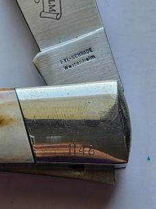 Vintage Schrade I*XL GS-234 Lockback 3-Knife Limited Edition Set - Genuine Stag - Snap-on Exclusive 