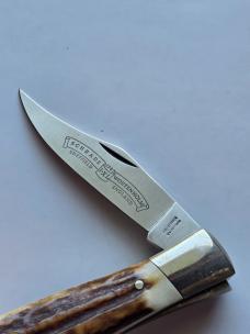 Vintage Schrade I*XL GS-234 Lockback 3-Knife Limited Edition Set - Genuine Stag - Snap-on Exclusive 