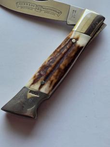 Vintage Schrade I*XL GS-234 Lockback 3-Knife Limited Edition Set - Genuine Stag - Snap-on Exclusive 