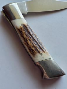 Vintage Schrade I*XL GS-234 Lockback 3-Knife Limited Edition Set - Genuine Stag - Snap-on Exclusive 